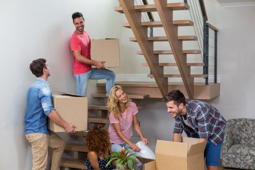 Local removals team helping with a move in Osterley