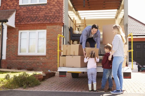 Removal van and moving team serving Osterley homes