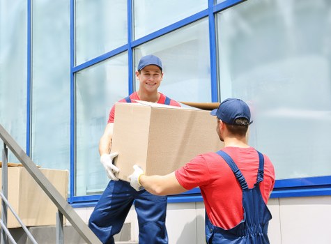 Local office moving team handling commercial relocation in Osterley