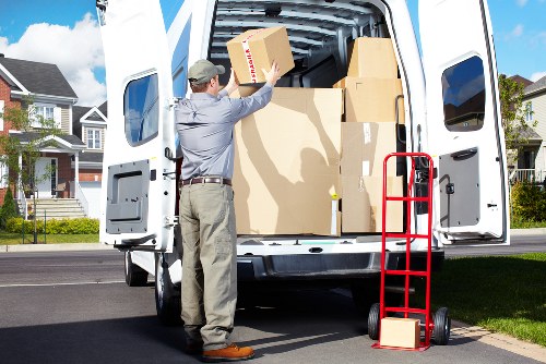 Packing and loading household items for an Osterley move